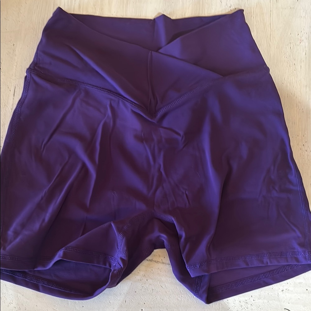 Women's Purple Athletic Shorts
